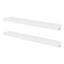 Wall Shelves 4 Pcs White 100 Cm