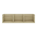 Cd Wall Shelf Sonoma Oak 75X18X18 Cm Chipboard
