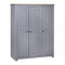 3 Door Wardrobe Grey Pine Panama Range