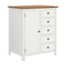 Wardrobe 76X52X105 Cm Solid Oak Wood