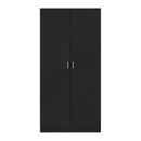 Wardrobe Black 80X52X180 Cm Chipboard