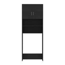 Washing Machine Cabinet Black 190 Cm Chipboard