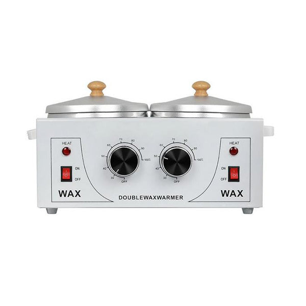 1000Ml Double Wax Warmer Pot Electric Paraffin Heater 2X 500Ml Pots