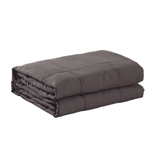 Weighted Blanket Heavy Gravity Deep Relax 5Kg Adult Double Grey