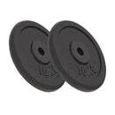 Weight Plates 2X10Kg Cast Iron
