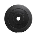2Pcs Barbell Weight Plates 10Kg Black