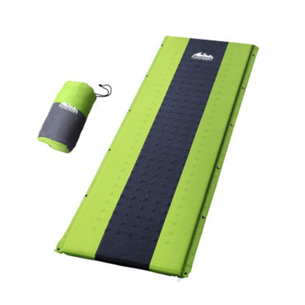 Self Inflating Mattress Camping Sleeping Mat Air Bed Pad Green