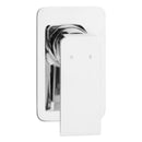 Wels Square 8 Inch Rain Shower Head Handheld Spray Bracket Rail Chrome
