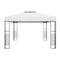 Garden Gazebo Powder Coated Steel Anthracite