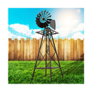 Garden Windmill 120 Cm Metal Ornaments Outdoor Decor Ornamental
