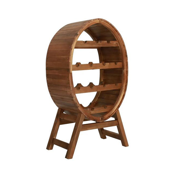 Wine Rack 13 Bottles Solid Acacia Wood