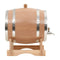 Wine Barrel With Tap Solid Oak Wood 6 L