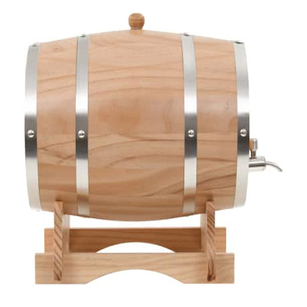 Wine Barrel With Tap Solid Pinewood 12 L
