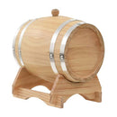 Wine Barrel With Tap Solid Pinewood 6 L