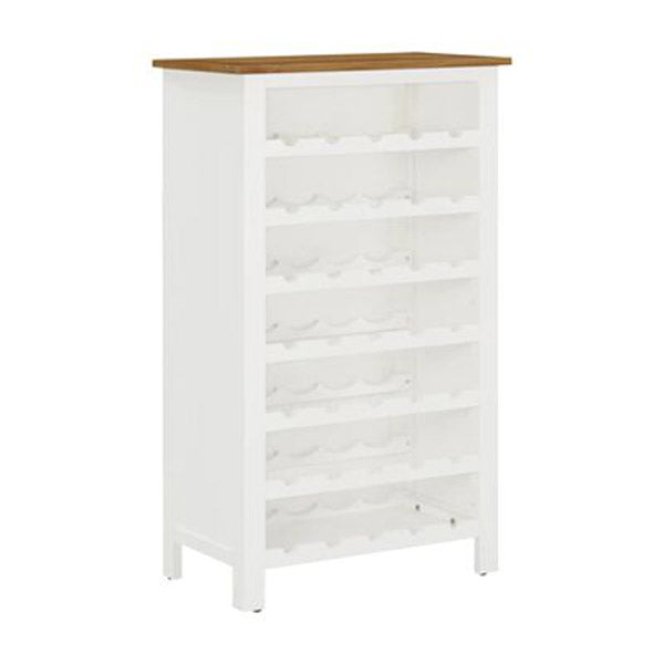 Wine Cabinet 56X32X110 Cm Solid Oak Wood