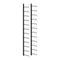 Wall Mounted Wine Rack For 24 Bottles Black Iron