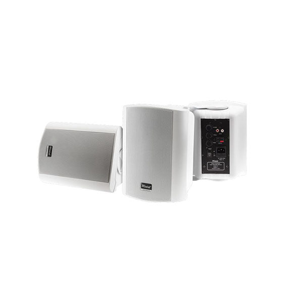 Wintal Class5Aw White Pair In And Outdoor Active Speakers