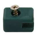 Garden Fence Wire Holder With Screw 100 Sets Green