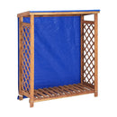 Firewood Storage Shed 105X38X118 Cm Solid Acacia Wood