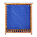 Firewood Storage Shed 105X38X118 Cm Solid Acacia Wood