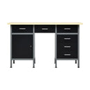 Workbench Black 160X60X85 Cm Steel