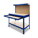 3 Layered Workbench Garage Storage Table Tool Shop Shelf