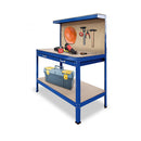 3 Layered Workbench Garage Storage Table Tool Shop Shelf