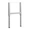 Adjustable Work Bench Frames 2 Pcs Metal