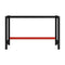 Work Bench Frame Metal Black And Red With Reinforced Bar
