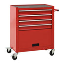 Tool Trolley With 4 Drawers Steel