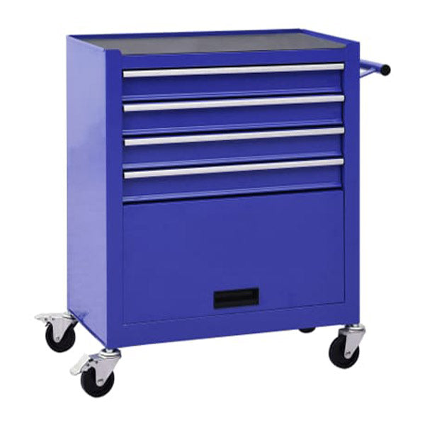 Tool Trolley With 4 Drawers Steel