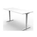 Adjustable Workstation Natural White And White 1200X750Mm