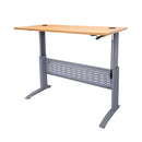 Electric Workstation Beech And Precious Silver 1200Mm