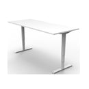 Adjustable Workstation Natural White And White 1800X750Mm