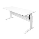 Electric Workstation Natural White And White Satin 1200Mm