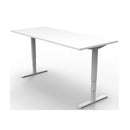 Adjustable Workstation Natural White And White 1500X750Mm