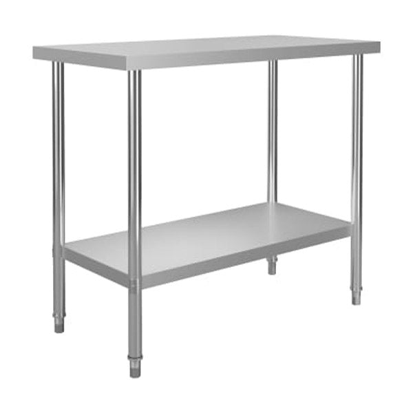 Kitchen Work Table 120X60X85 Cm Stainless Steel