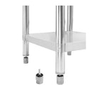 Kitchen Work Table 120X60X85 Cm Stainless Steel