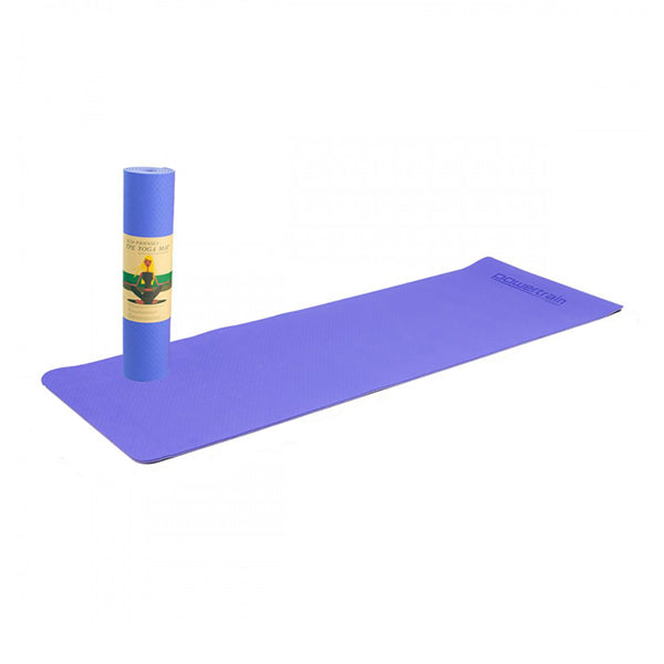 Eco Friendly Tpe Yoga Exercise Pilates Mat Blue