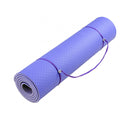 Eco Friendly Tpe Yoga Exercise Pilates Mat Blue