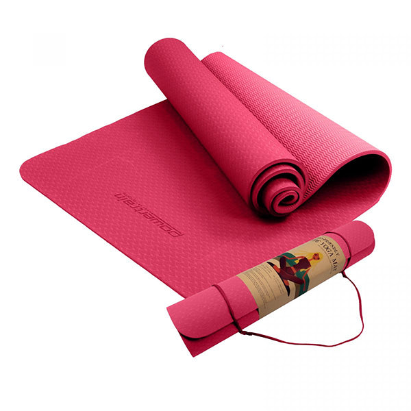 Eco Friendly Yoga Exercise Pilates Mat Tpe