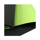 Eco Friendly Tpe Yoga Exercise Pilates Mat Black Green