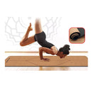 Cork Yoga Mat With Carry Straps Home Gym Pilate Body Line