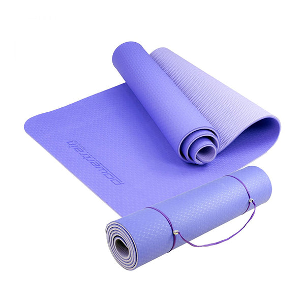 Eco Friendly Tpe Yoga Exercise Pilates Mat Blue